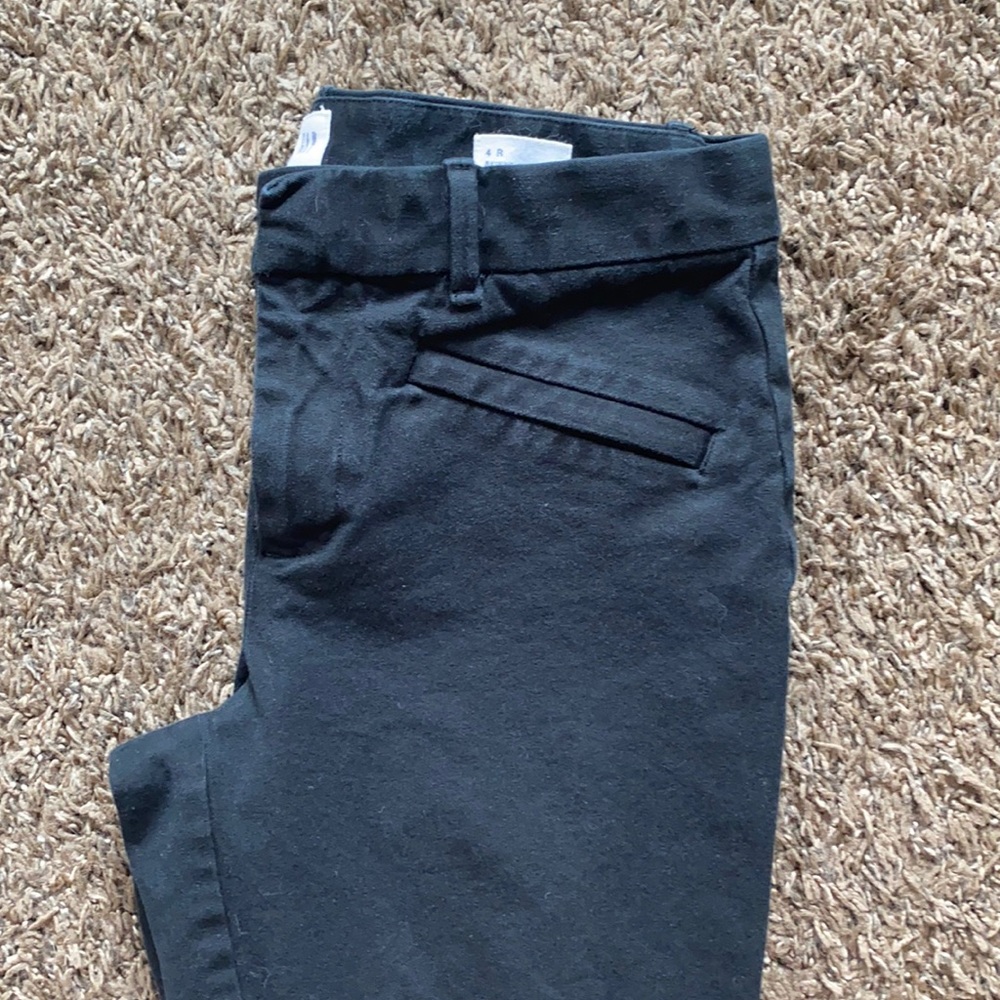 Gap black skinny ankle pants